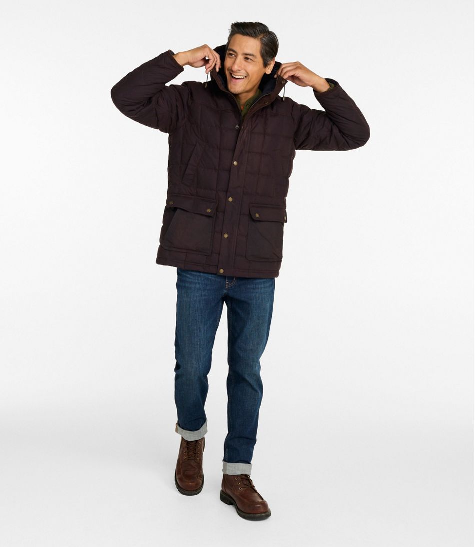 Men's Upcountry Waxed Down Hooded Jacket | L.L.Bean near me