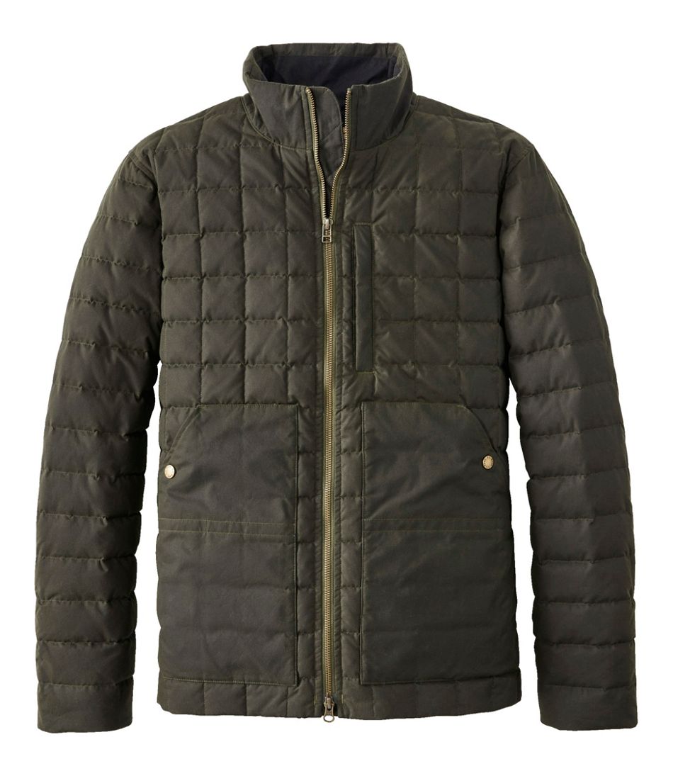 Men's L.L.Bean Upcountry Waxed Cotton Down Sweater | L.L.Bean outlet