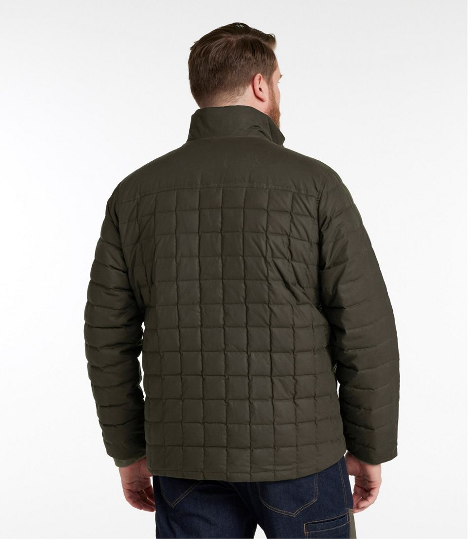Men's L.L.Bean Upcountry Waxed Cotton Down Sweater | L.L.Bean outlet