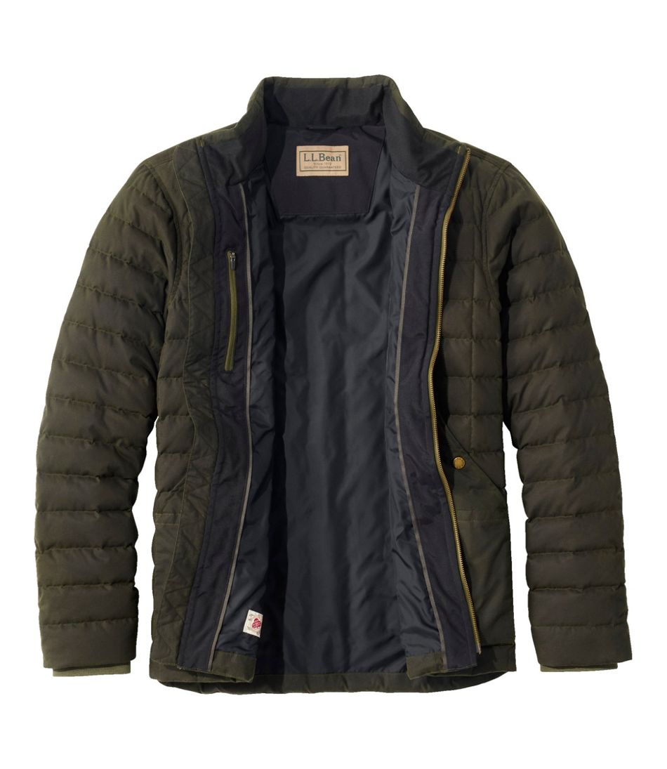 Men's L.L.Bean Upcountry Waxed Cotton Down Sweater | L.L.Bean outlet