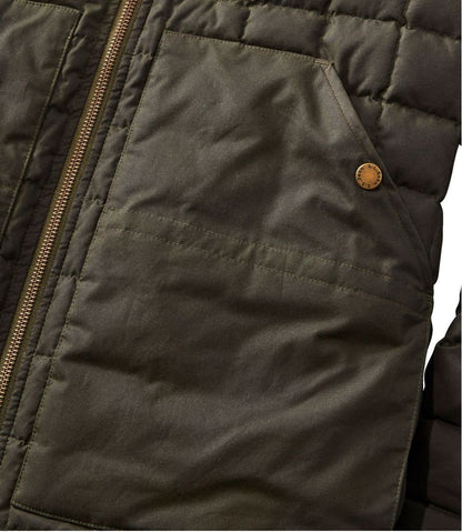 Men's L.L.Bean Upcountry Waxed Cotton Down Sweater | L.L.Bean outlet
