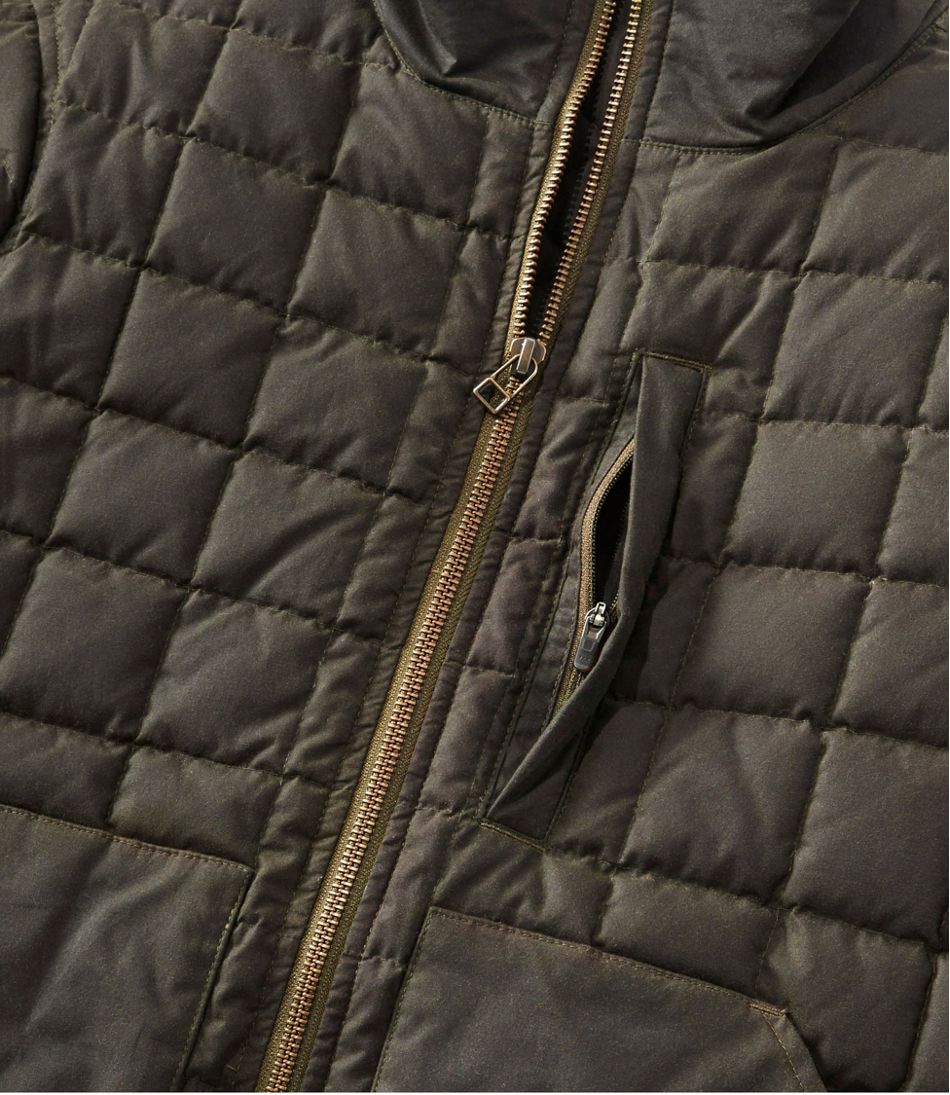 Men's L.L.Bean Upcountry Waxed Cotton Down Sweater | L.L.Bean outlet