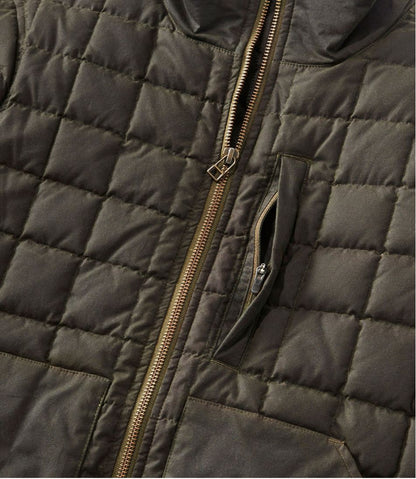 Men's L.L.Bean Upcountry Waxed Cotton Down Sweater | L.L.Bean outlet