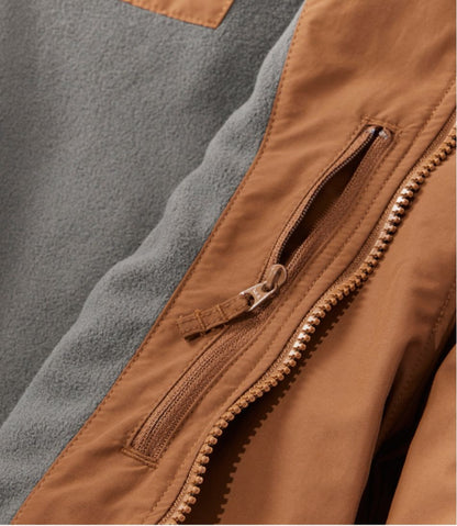 Men's Insulated 3-Season Bomber Hooded Jacket, Colorblock | L.L.Bean online