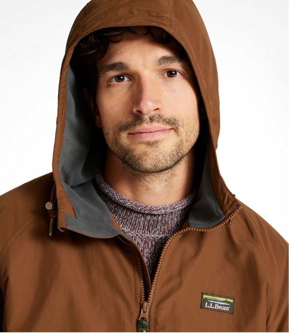 Men's Insulated 3-Season Bomber Hooded Jacket, Colorblock | L.L.Bean online