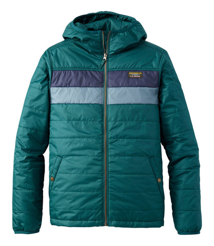 Men's Mountain Classic Puffer Hooded Jacket, Colorblock | L.L.Bean sale - US 2290