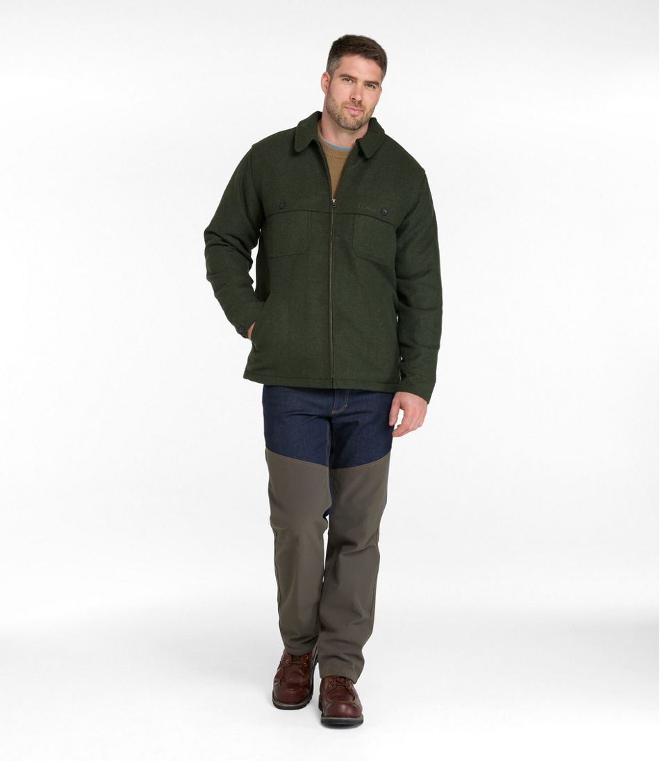 Men's Maine Guide Zip-Front Jac-Shirt with PrimaLoft | L.L.Bean on sale
