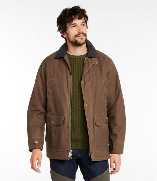 Men's Double L Waxed-Cotton Upland Coat | L.L.Bean discount