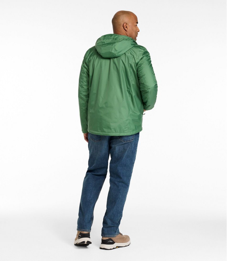 Men's Trail Model Rain Jacket, Fleece-Lined | L.L.Bean online