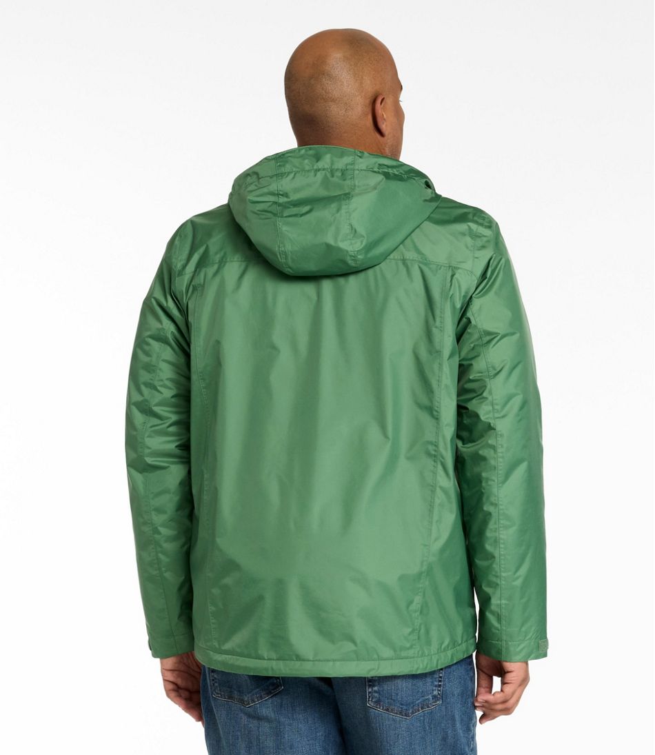 Men's Trail Model Rain Jacket, Fleece-Lined | L.L.Bean online