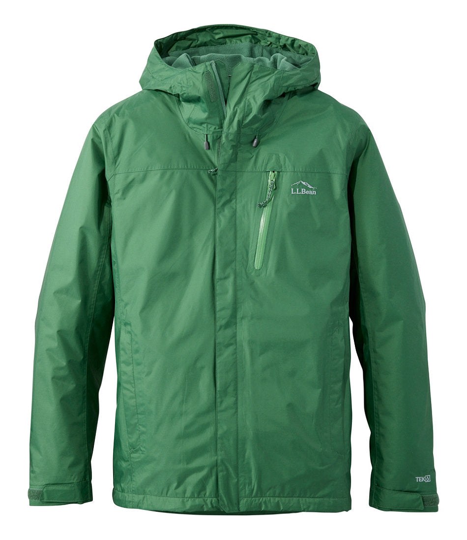 Men's Trail Model Rain Jacket, Fleece-Lined | L.L.Bean online - US 2802