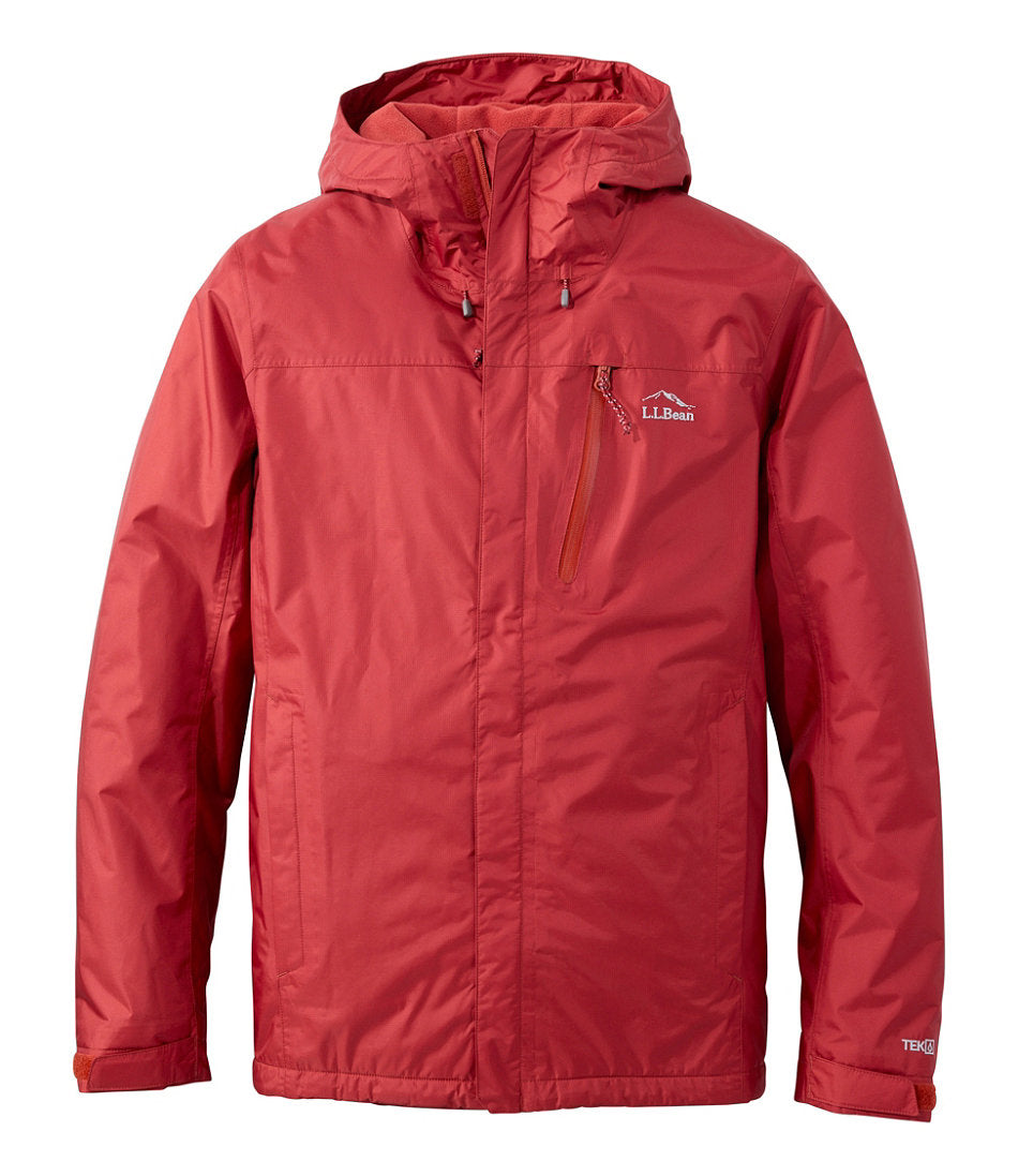 Men's Trail Model Rain Jacket, Fleece-Lined | L.L.Bean online - US 2802