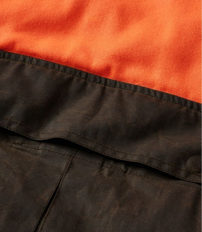 Men's Double L Waxed-Cotton Upland Vest, Hunter Orange | L.L.Bean outlet