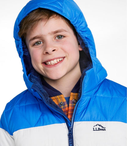 Kids' Bean's Down Jacket, Colorblock | L.L.Bean outlet