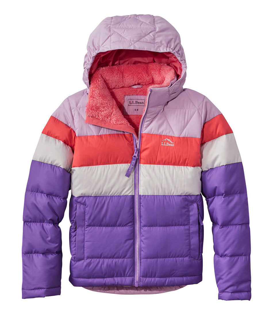 Kids' Bean's Down Jacket, Colorblock | L.L.Bean outlet - US 9086