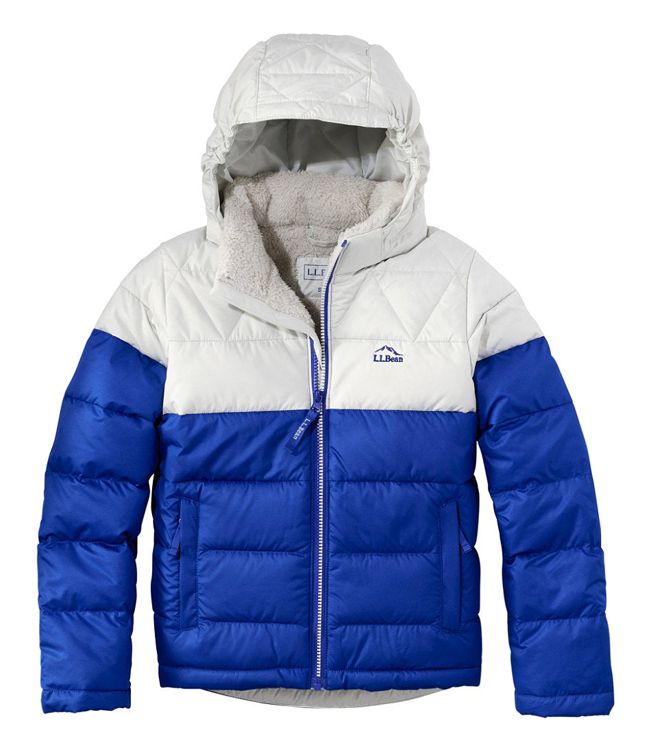 Kids' Bean's Down Jacket, Colorblock | L.L.Bean outlet - US 9086