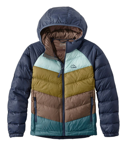 Kids' Ultralight 650 Down Jacket, Colorblock | L.L.Bean online
