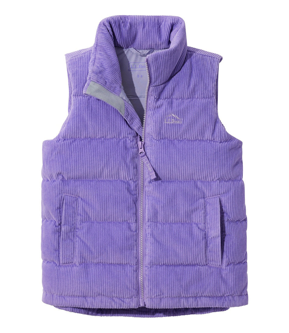 Kids' Bean's Down Corduroy Vest | L.L.Bean online - US 7645
