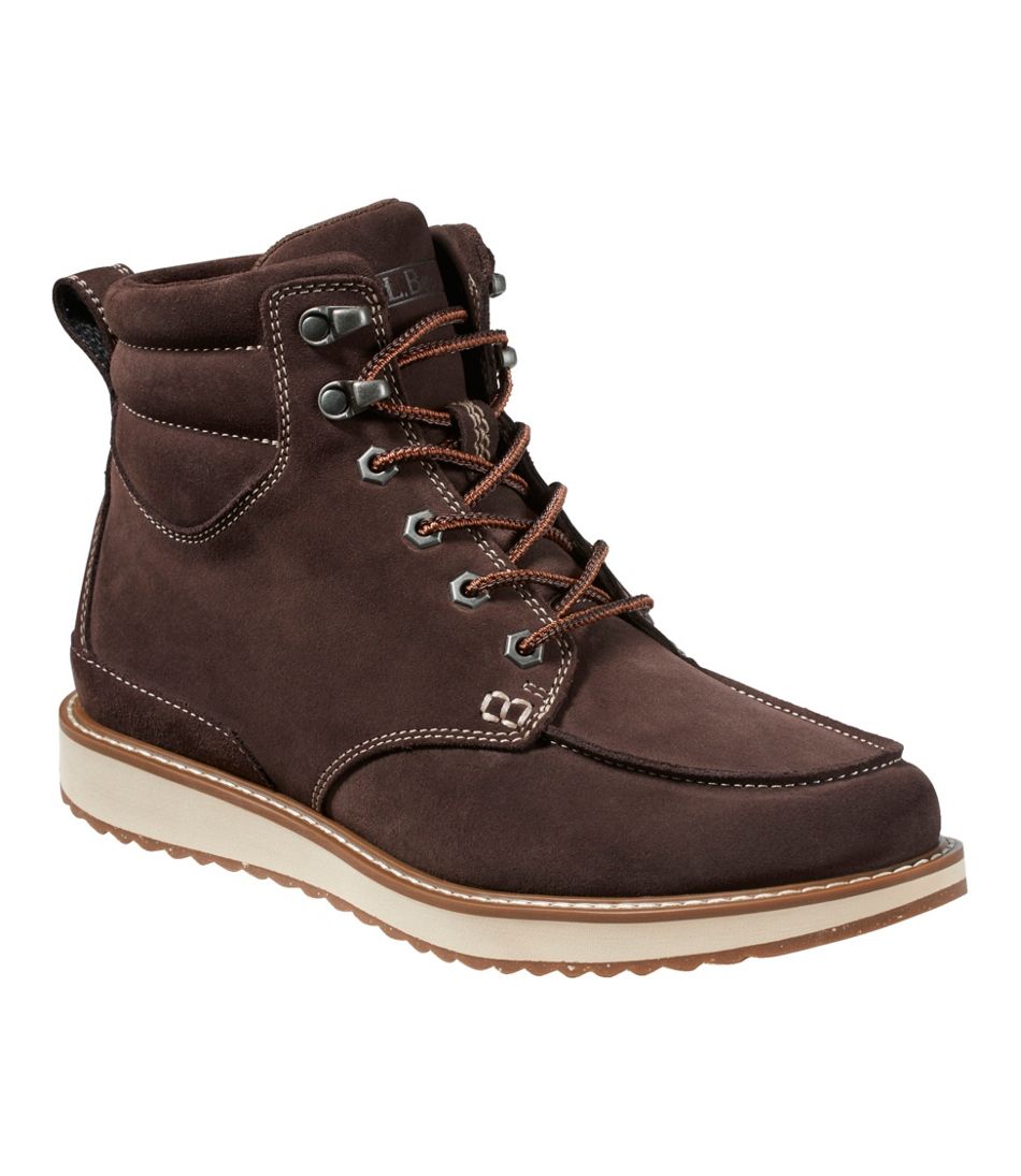 Men's Stonington Boots, Suede Moc-Toe | L.L.Bean on sale