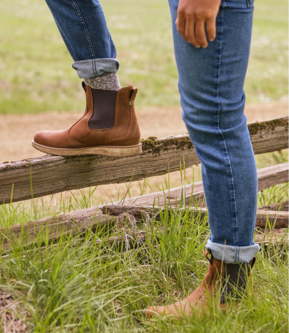 Men's Stonington Chelsea Boots, Leather | L.L.Bean outlet