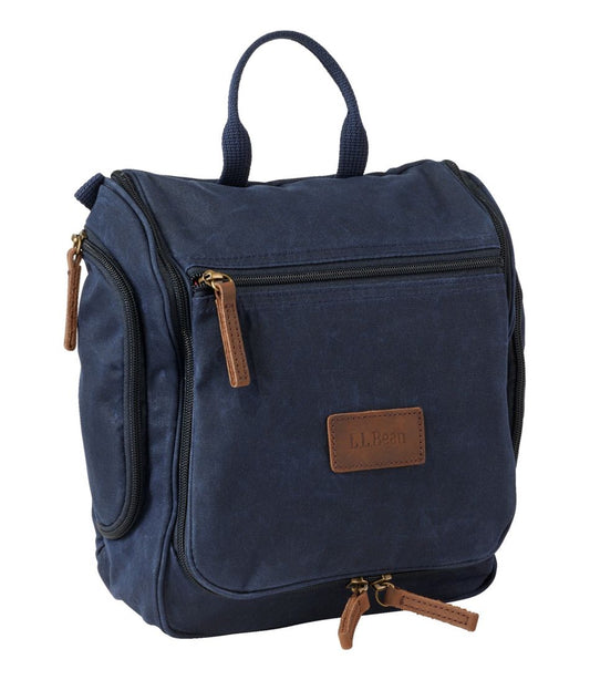 Waxed-Canvas Personal Organizer Toiletry Bag, Medium | L.L.Bean outlet