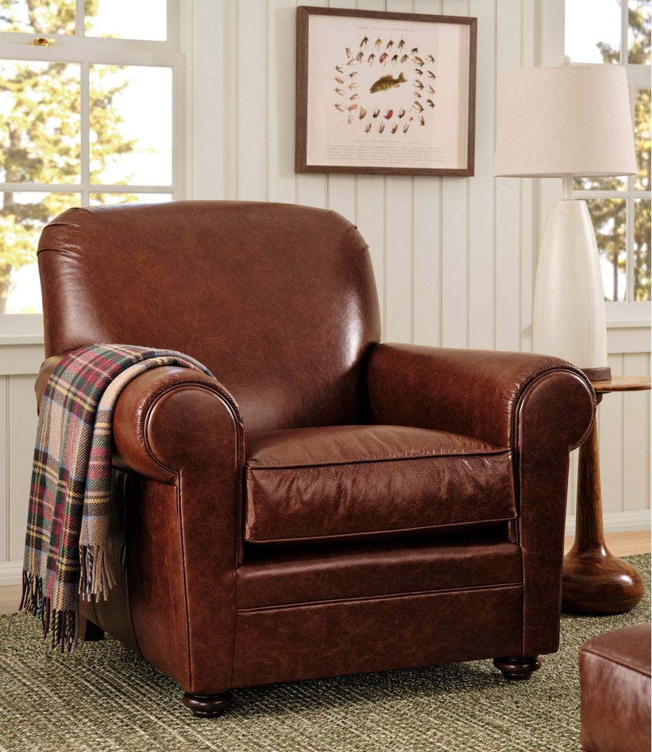 Bean's Leather Lodge Chair | L.L.Bean on sale