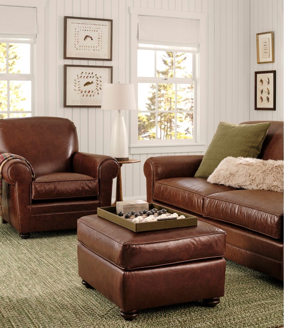 Bean's Leather Lodge Sofa | L.L.Bean near me