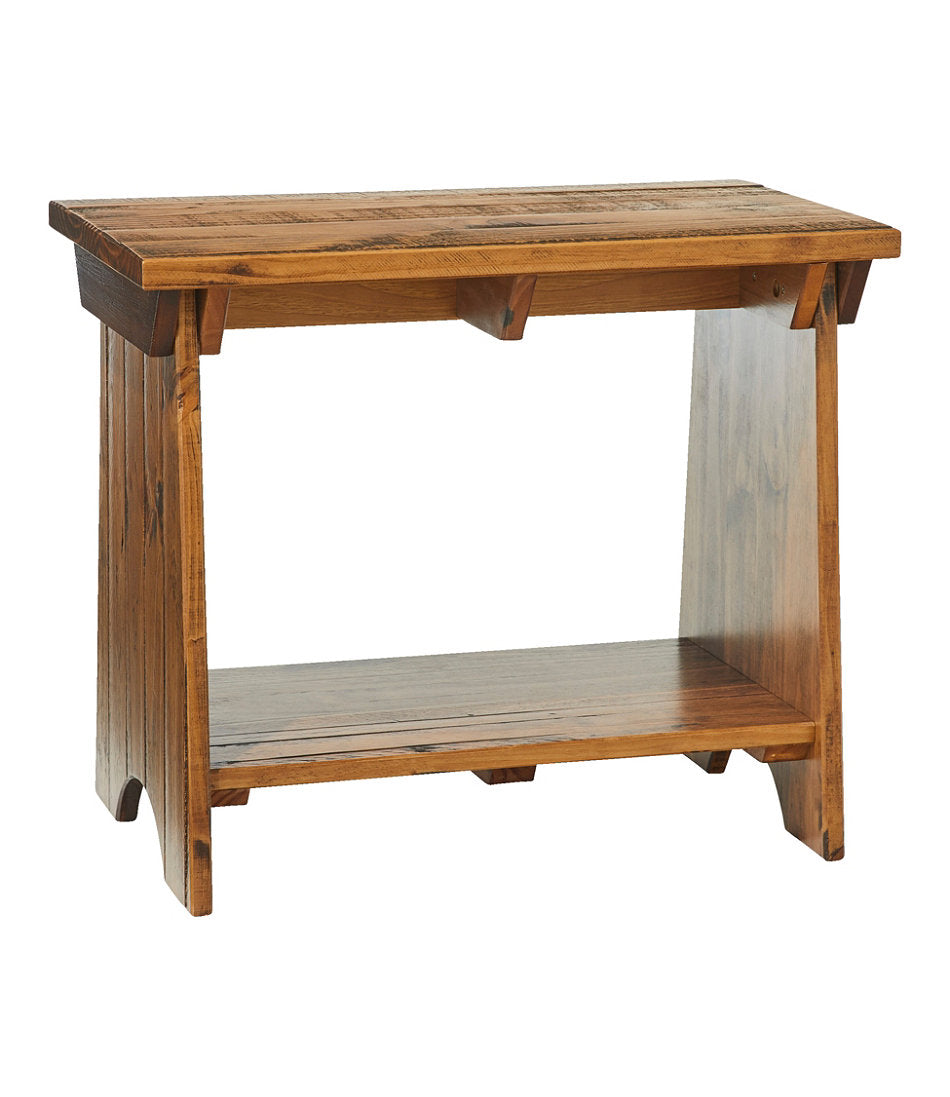 Rustic Wooden Mudroom Bench, Small | L.L.Bean discount - US 3712