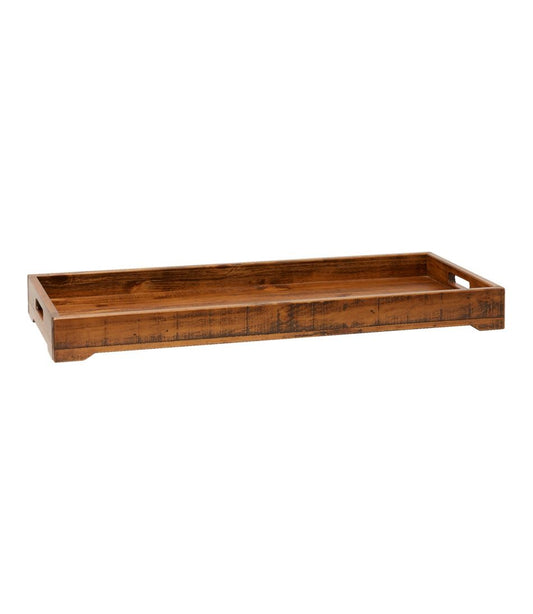 Rustic Wooden Boot Tray | L.L.Bean on sale
