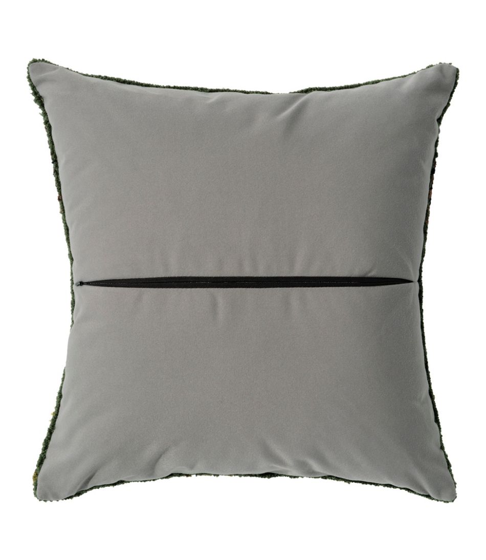 Indoor/Outdoor Hooked Pillow, Owls | L.L.Bean outlet