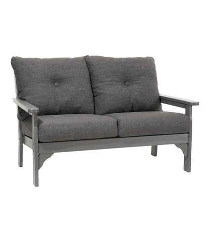 All-Weather Patio Loveseat with Textured Cushion, Slate Gray | L.L.Bean sale