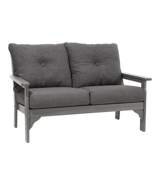All-Weather Patio Loveseat with Textured Cushion, Slate Gray | L.L.Bean sale