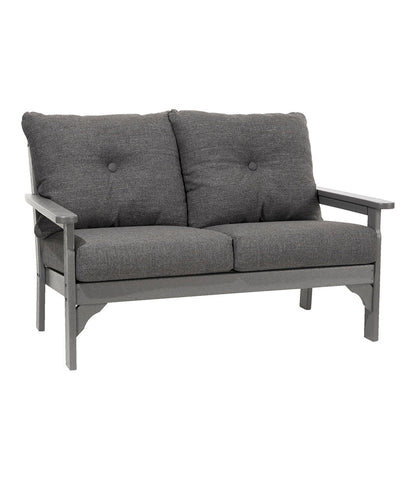 All-Weather Patio Loveseat with Textured Cushion, Slate Gray | L.L.Bean sale - US 7761