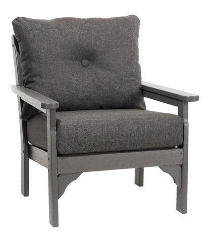 All-Weather Patio Chair with Textured Cushion, Slate Gray | L.L.Bean for sale - US 1766