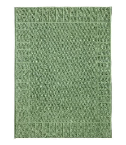Organic Cotton Textured Bordered Bath Mat | L.L.Bean on sale