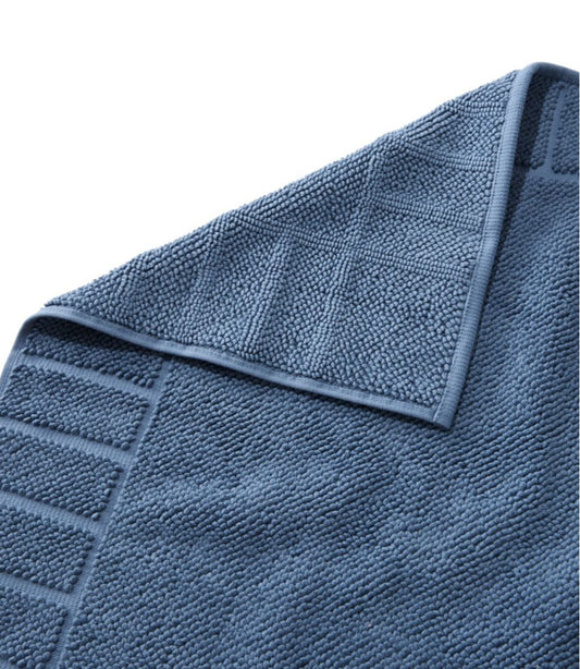 Organic Cotton Textured Bordered Bath Mat | L.L.Bean on sale
