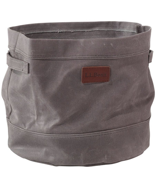 Waxed-Canvas Storage Tote | L.L.Bean for sale