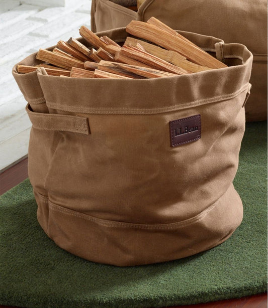 Waxed-Canvas Storage Tote | L.L.Bean for sale