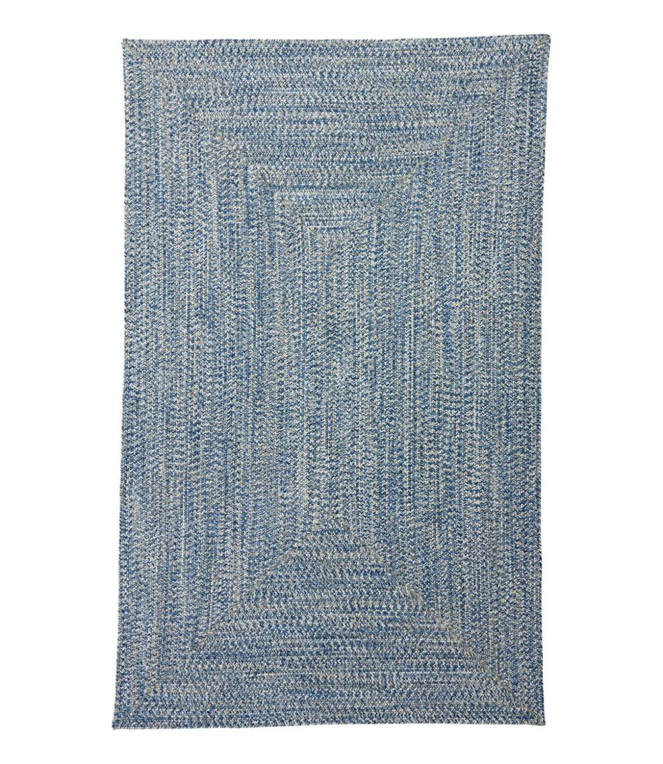 All-Weather Braided Rug, Concentric Pattern Rectangular | L.L.Bean outlet