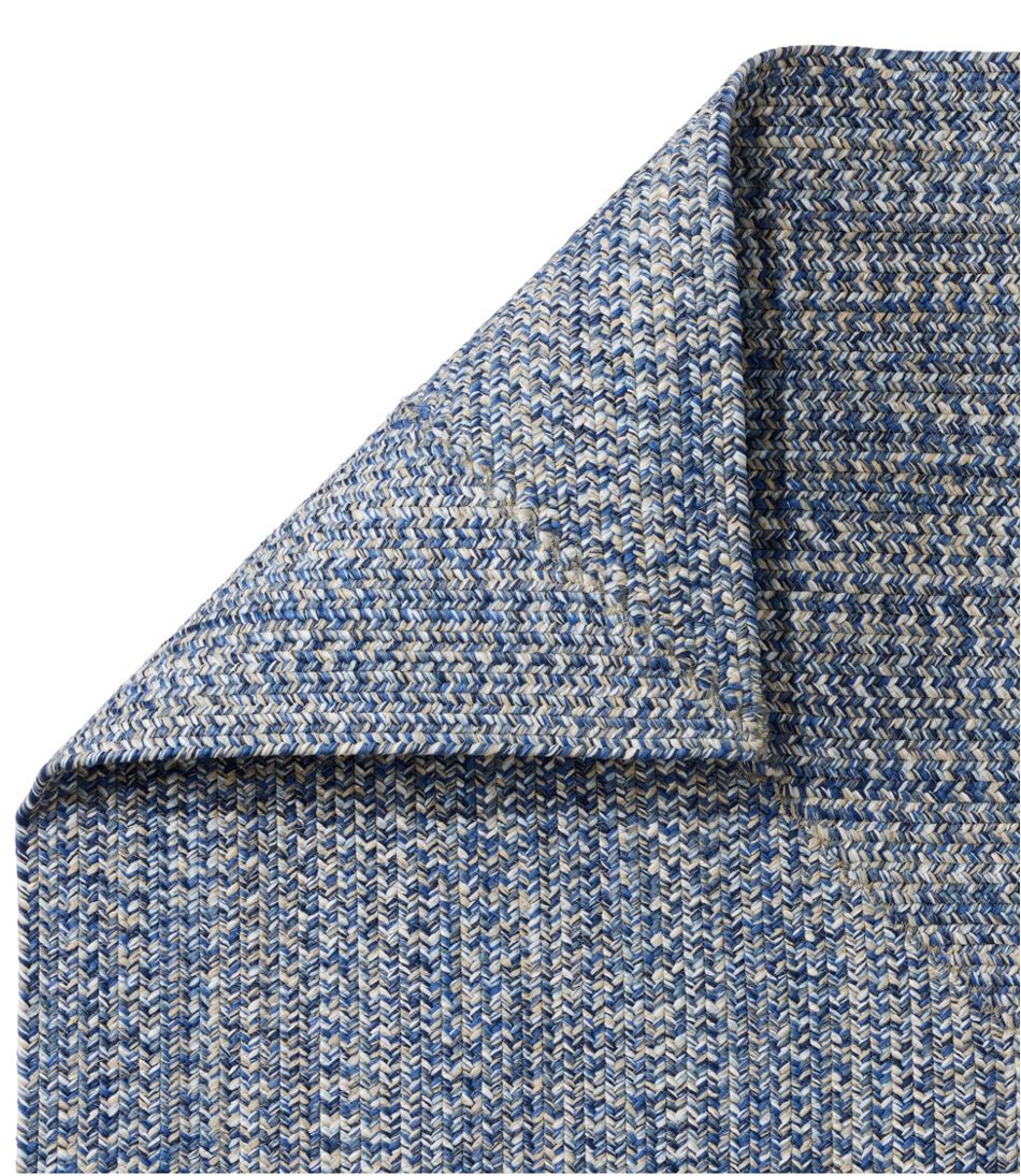 All-Weather Braided Rug, Concentric Pattern Rectangular | L.L.Bean outlet