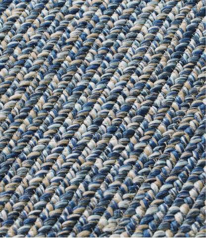 All-Weather Braided Rug, Concentric Pattern Rectangular | L.L.Bean outlet