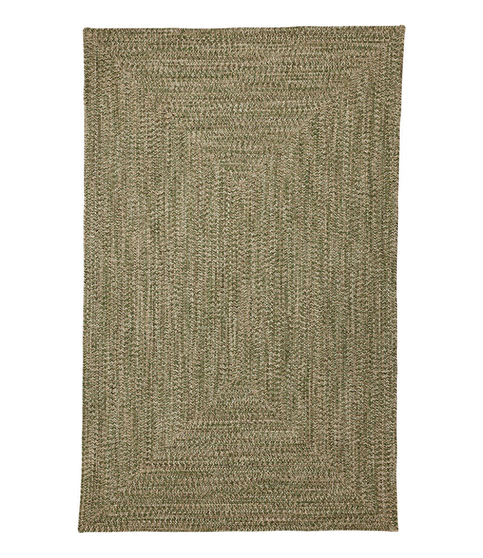 All-Weather Braided Rug, Concentric Pattern Rectangular | L.L.Bean outlet - US 2774