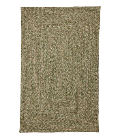 All-Weather Braided Rug, Concentric Pattern Rectangular | L.L.Bean outlet - US 2774