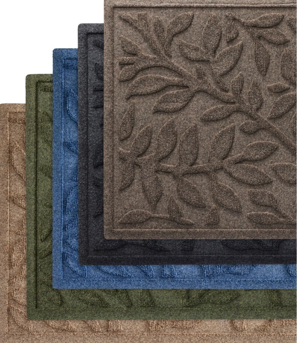 Heavyweight Recycled Waterhog Mat Runner, Woodland Leaf | L.L.Bean near me