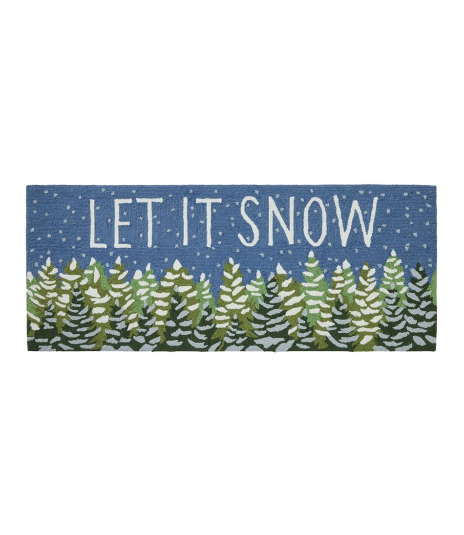 Indoor/Outdoor Vacationland Runner, Frosted Trees | L.L.Bean near me
