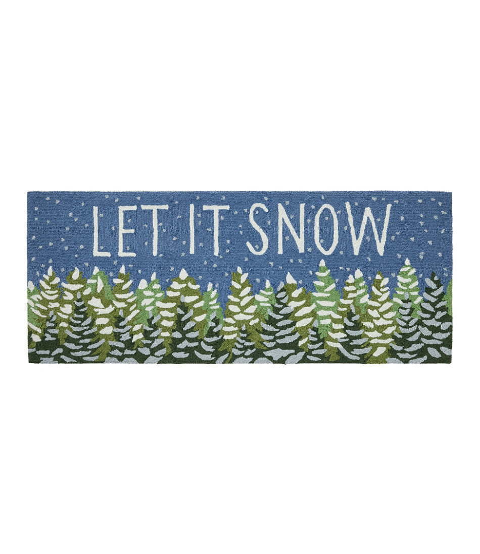 Indoor/Outdoor Vacationland Runner, Frosted Trees | L.L.Bean near me - US 3699