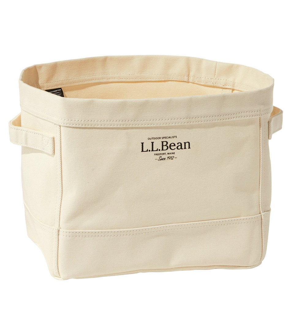 Canvas Storage Tote, Rectangular | L.L.Bean online - US 2481