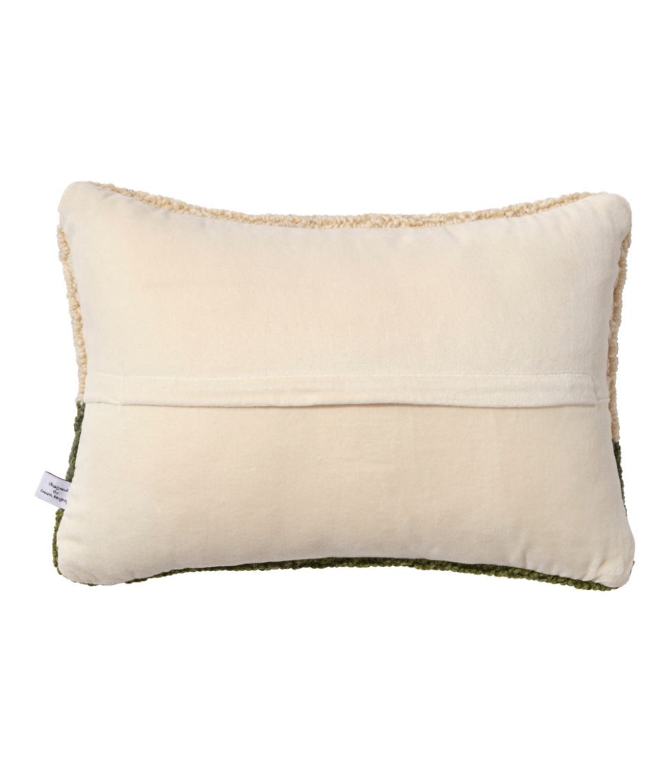 Wool Hooked Throw Pillow, Dog Trio, 14" x 20" | L.L.Bean discount