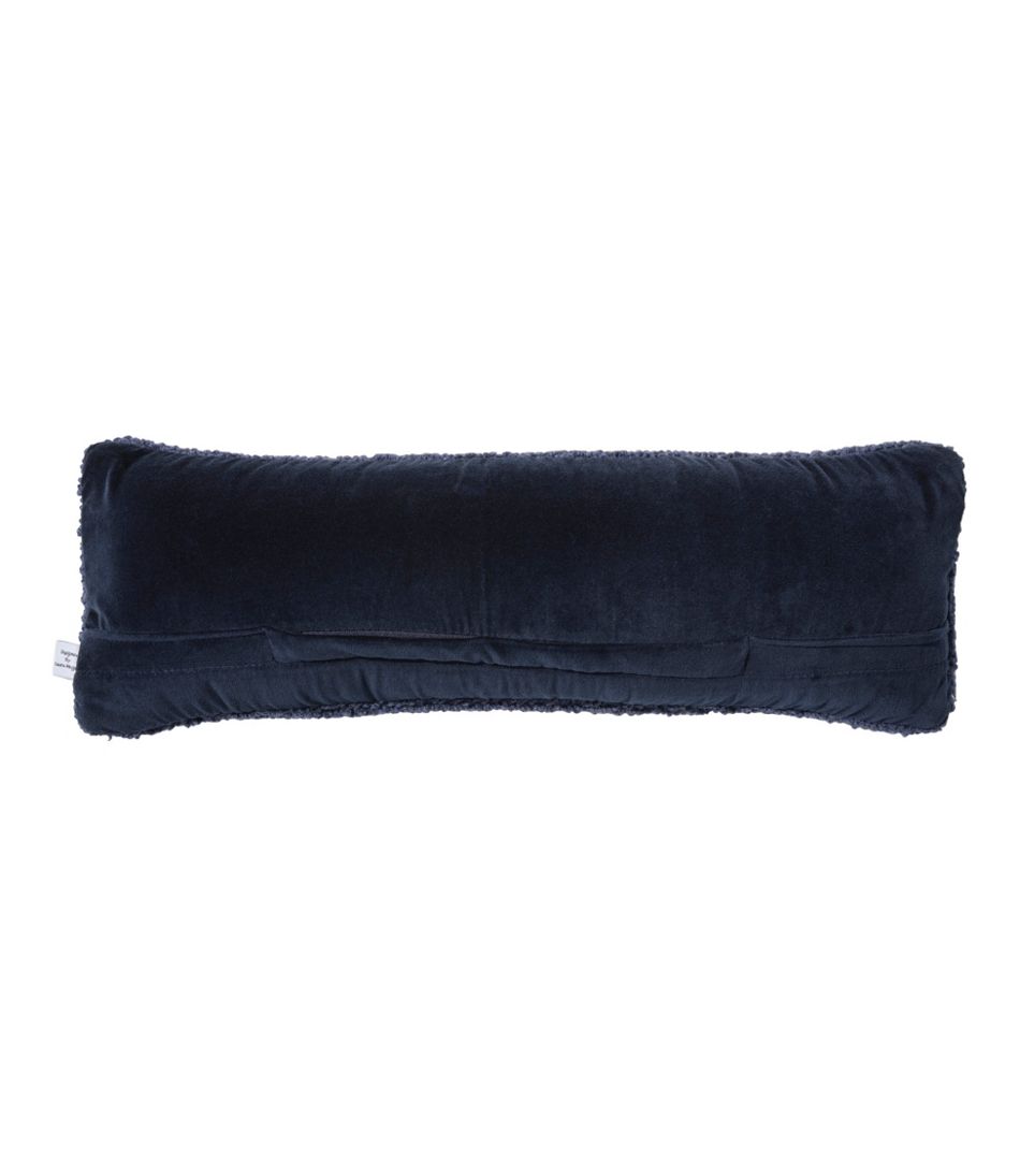 Wool Hooked Throw Pillow, Whale, 8" x 24" | L.L.Bean online