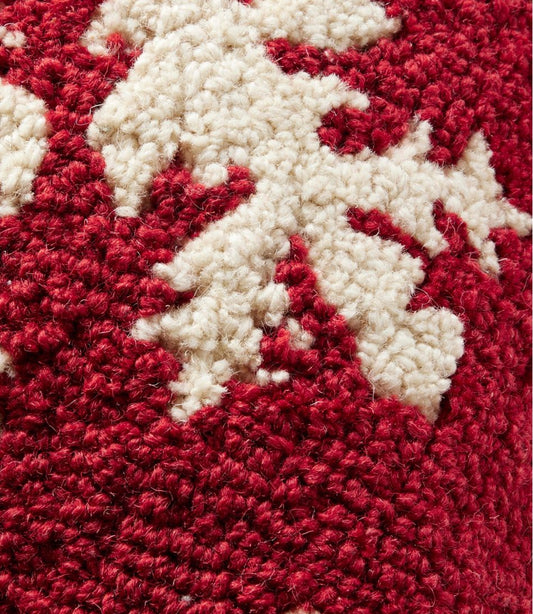 Wool Hooked Throw Pillow, Snowflake, 14" x 14" | L.L.Bean near me